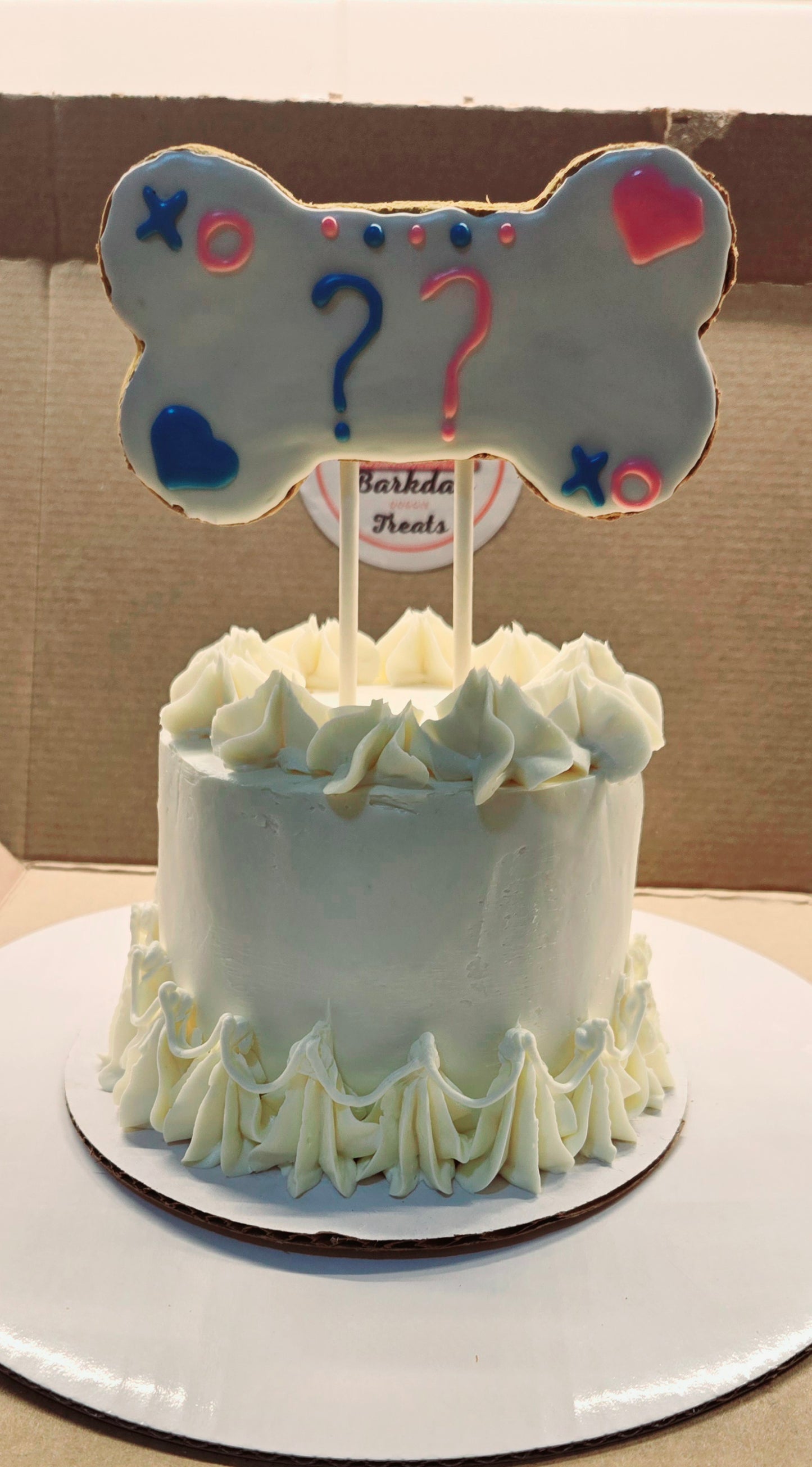 Dog Gender Reveal Cakes