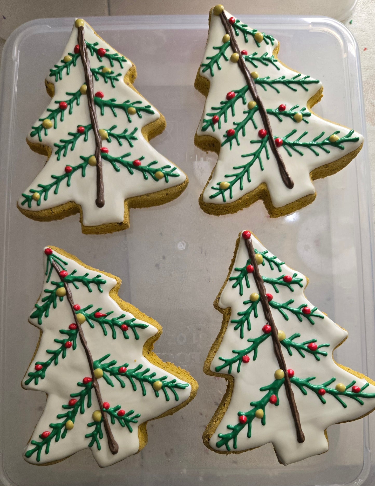 Christmas Dog Cookies 🎄