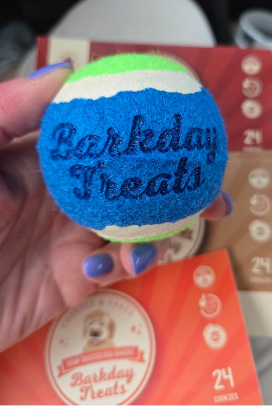 Barkday Treats Ball